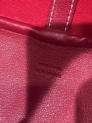 Bolso Tote Carolina Herrera Azul y Rojo