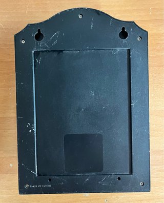 Reloj caja colgador de llaves