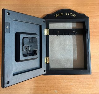 Reloj caja colgador de llaves