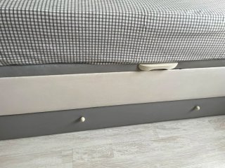 Cama nido con canapé y 2 colchones