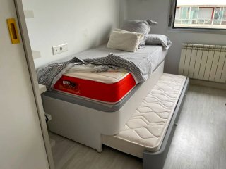 Cama nido con canapé y 2 colchones