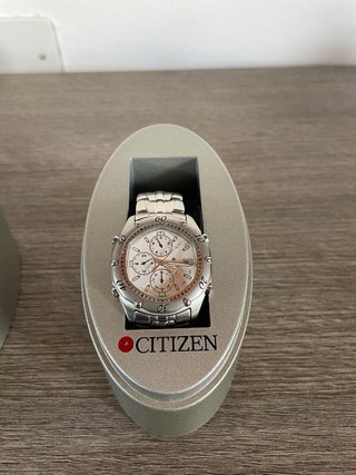 Orologio Citizen Cronografo WR 100 Acciaio
