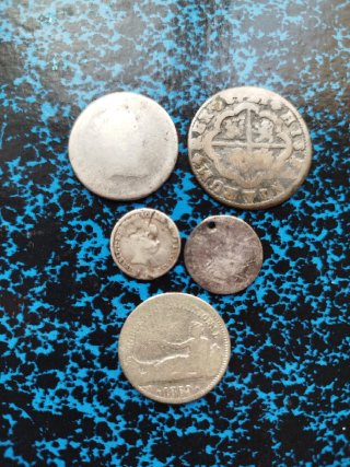 🇪🇸 Lote de monedas de plata españolas antiguas