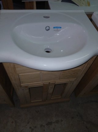 Mueble de baño de madera 55cm