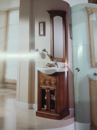 Mueble de baño de madera 55cm