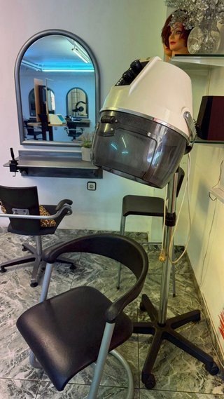 Silla y secador de casco profesional