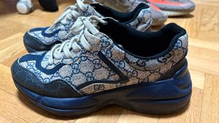 Zapatillas Gucci Beige y Azul