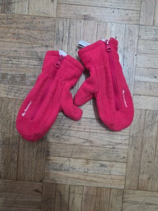 Guantes Quechua Niña Rojo