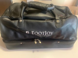 GOLF Bolsa de viaje FootJoy cuero negro