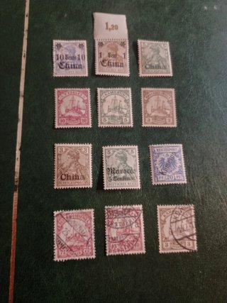 Francobolli Colonie Germania