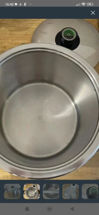 Olla AMC 8L con tapa rápida