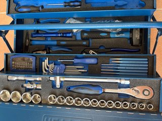 Caja de herramientas Heytec azul