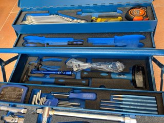 Caja de herramientas Heytec azul