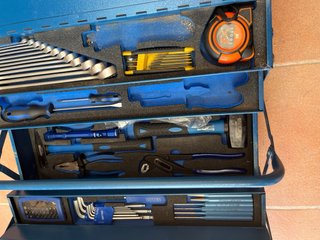 Caja de herramientas Heytec azul