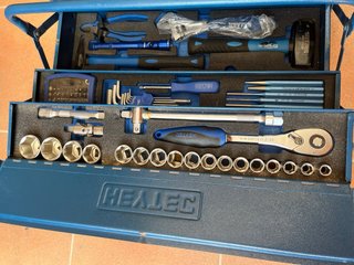 Caja de herramientas Heytec azul