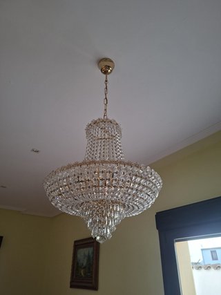 Lámpara de techo y apliques Swarovski cristal