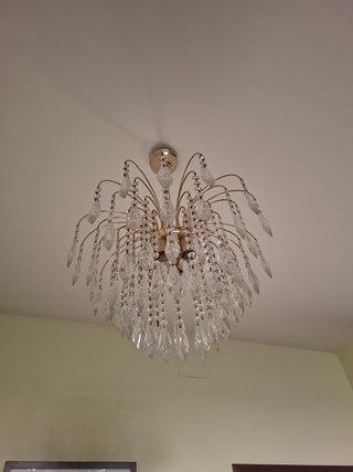 Lámpara de techo y apliques Swarovski cristal