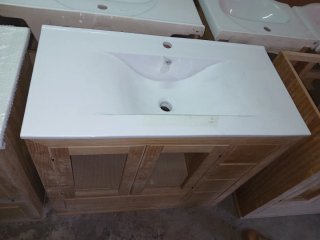 Mueble de baño de madera 90cm