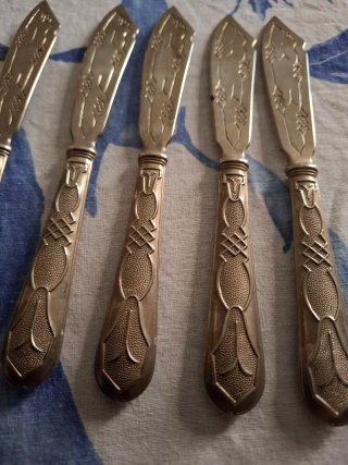 Servizio posate silverplate 12+2