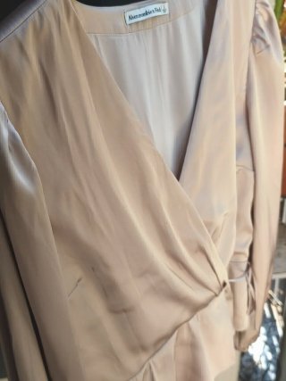 Blusa Abercrombie & Fitch Beige Talla L