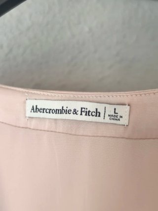 Blusa Abercrombie & Fitch Beige Talla L