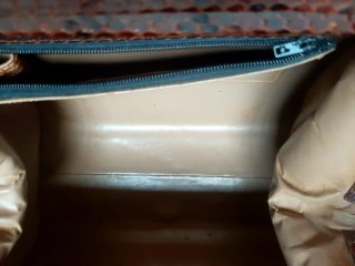 Bolso 50s Piel Serpiente Marrón