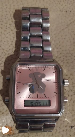 Reloj Tous Rosa y Plateado