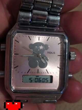 Reloj Tous Rosa y Plateado