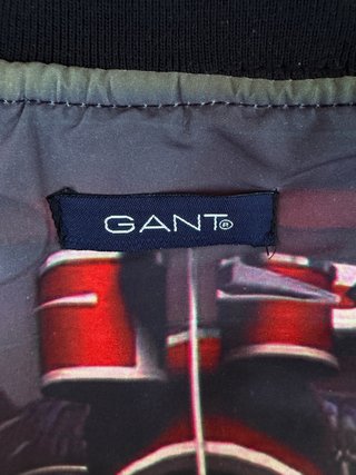 Cazadora Bomber Gant Reversible Talla M-L Negra