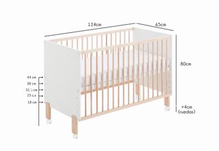 Cuna CoolDreams Madera Natural