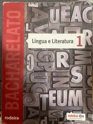 Lingua e literatura, Bacharelato 1 Libro do alumno