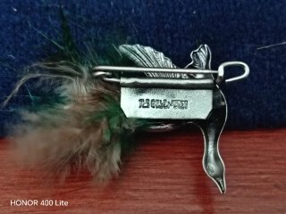 Broche de caza para sombrero tirolés