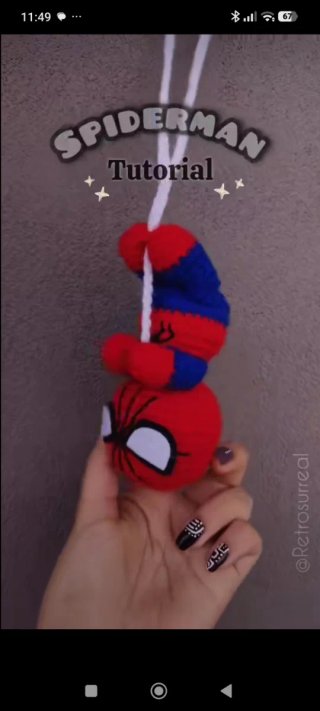 Amigurumi Spiderman