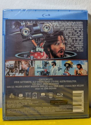 Película CORTO CIRCUITO Blu-ray Nueva