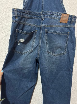 Peto vaquero desgarrado talla S Lefties