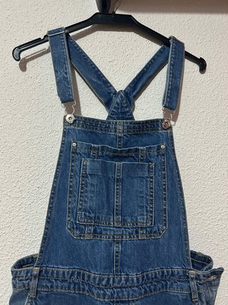 Peto vaquero desgarrado talla S Lefties