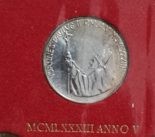 Vaticano Serie Monete 1983 Argento
