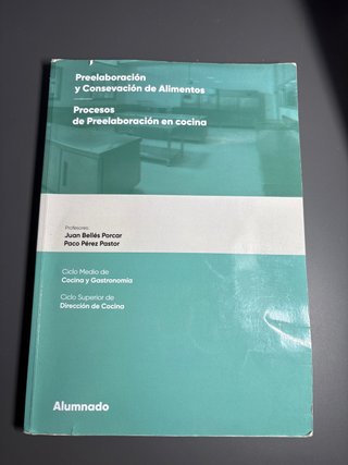 Libro de prelaboración y conservación de alimentos