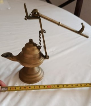 Antiguo Candil Capuchino Bronce