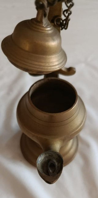 Antiguo Candil Capuchino Bronce
