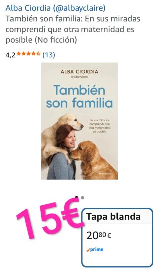 Libro También son familia de Alba Ciordia