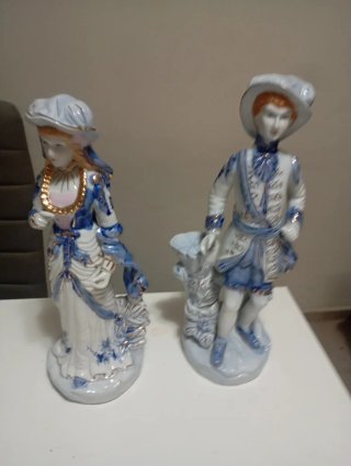 Figuras de porcelana pareja