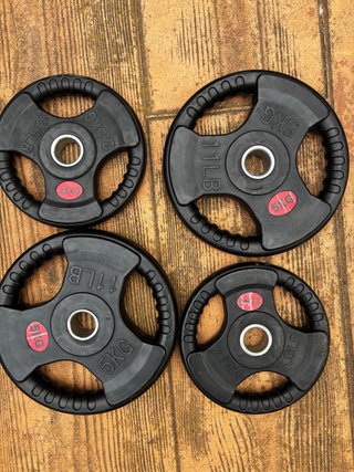 Discos de caucho para barra 30 mm