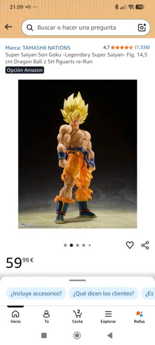 Figura Goku Super Saiyan Desgarrado