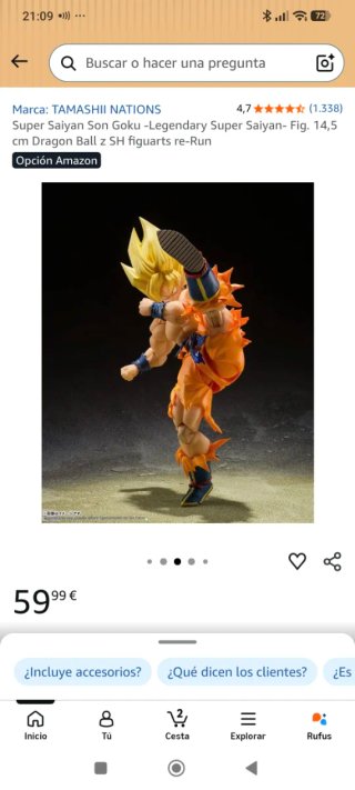 Figura Goku Super Saiyan Desgarrado