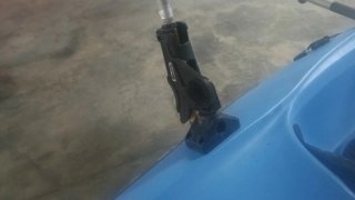 Piragua Kayak Bic Tobago Azul y Blanco con Remos