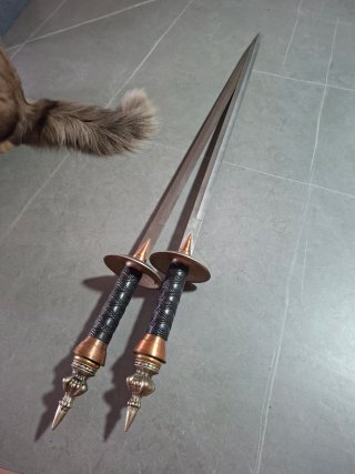2 Espadas Duelo Estilo Español