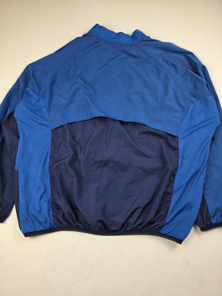 Nike Vintage Blue V Neck Windbreaker Pullover Y2K