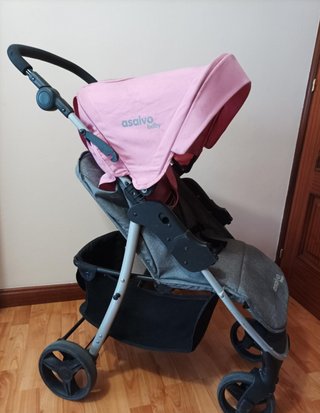 Silla de paseo Asalvo Baby rosa