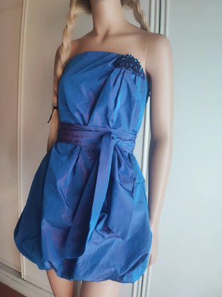 Vestido de fiesta azul/morado Talla M